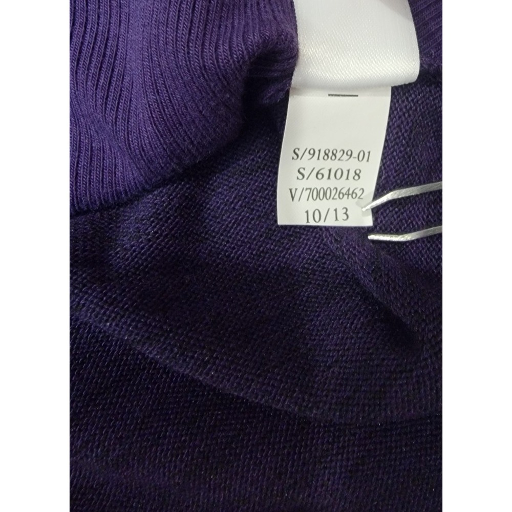 Athleta Full Zip Hoodie Sweatshirt Womens Large Purple Thumbholes Pockets EUC - Picture 13 of 16